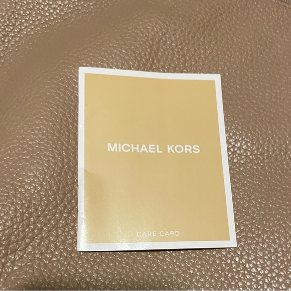 Michael Kors Taupe Leather Satchel Gold Hardware - Picture 12 of 12